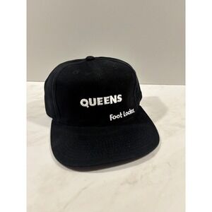 Streetwear Deadstock Queens Foot Locker Baseball Cap Black OS